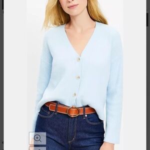 LOFT Soft Blue Women's Cardigan